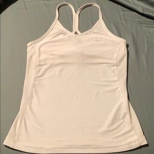 White Nike dryfit tank